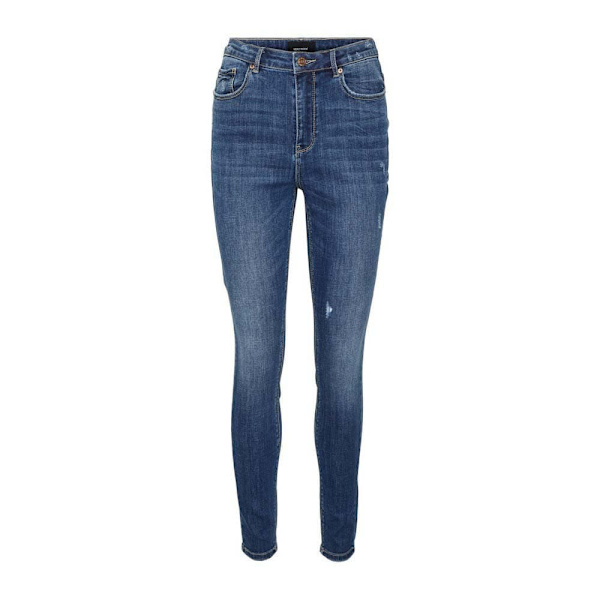Vero Moda Jeans Med Høj Talje Sophia Skinny Destr Li388 Blå S / 30 Kvinde