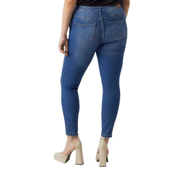 Vero Moda Curve Fanya Slim Fit Vi3312 Jeans Blå 50 / 32 Kvinde