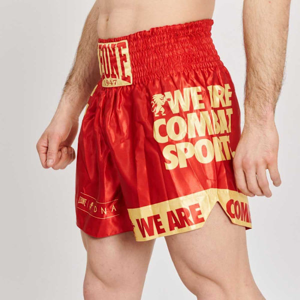 Leone1947 Thaibox Trunks Dna Röd L Man