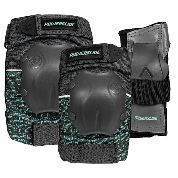 Powerslide Standard Tri Pack Knæpuder Sort M