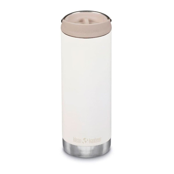 Klean Kanteen Med Café Cap Isoleret Termoflaske Tkwide 16oz Beige