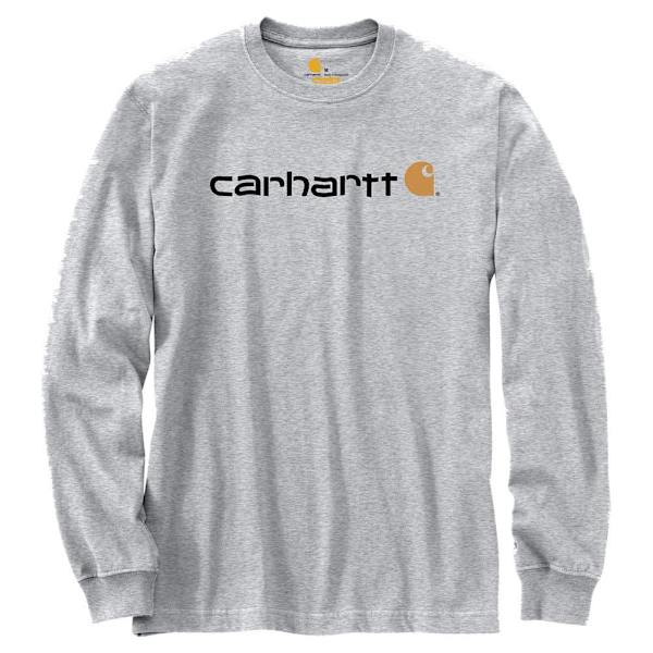 Carhartt Pitkähihainen T-paita Emea Core Logo Harmaa L