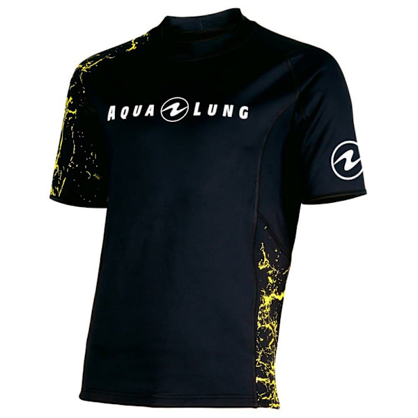 Aqualung Kortærmet Mand Top Ceramiqskin Sort XL
