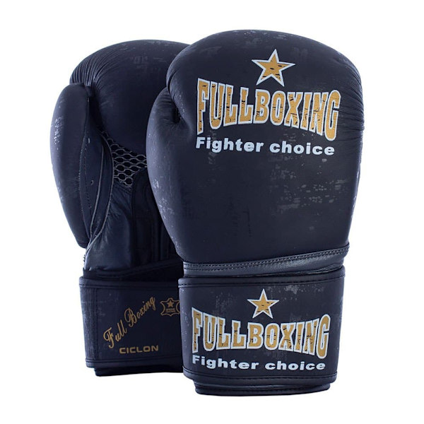 Fullboxing Boxningshandskar I Läder Ciclon Svart 14 oz