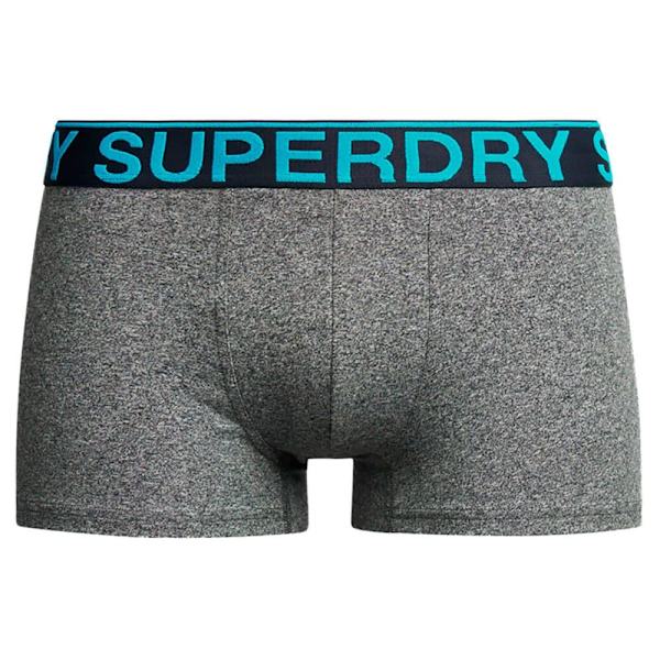 Superdry Boxare Trunk 3 Enheter Grå S Man