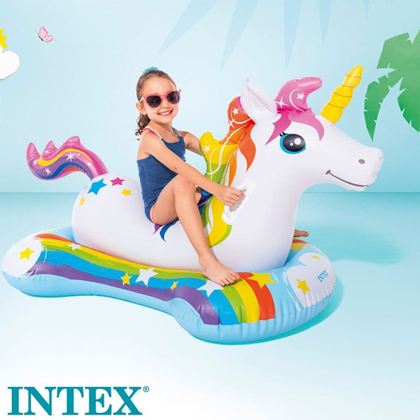 Intex Enhörning 163x86 Cm Vit 163 x 86 cm