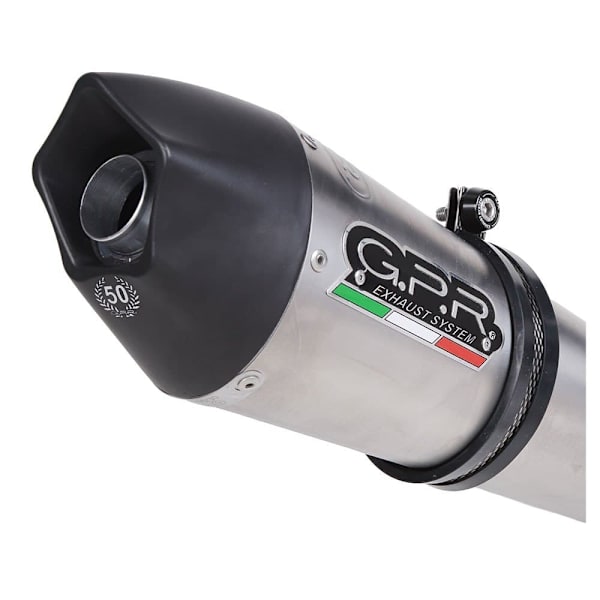 Gpr Exclusive Äänenvaimennin Gpe Anniversary Titanium Slip On F 800 R 09-14 Homologated Musta,Hopeinen