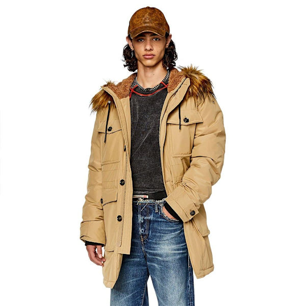 Diesel Jakke Jorgy Beige 48 Mand