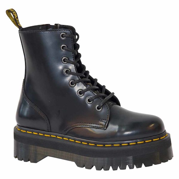Dr Martens Jadon Polished Smooth Støvler Sort EU 40 Mand
