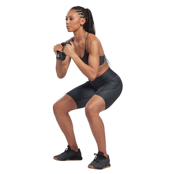 Reebok Lyhyet Leggingsit Lux Bold High-waisted Modern Safari Print Musta S Nainen