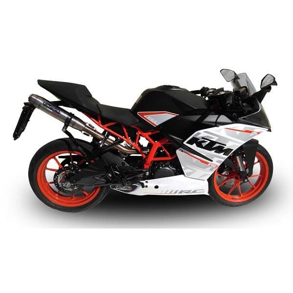 Gpr Exhaust Systems Ikke Homologeret Lyddæmper Deeptone Inox Slip On Rc 390 15-16 Søvfarvet