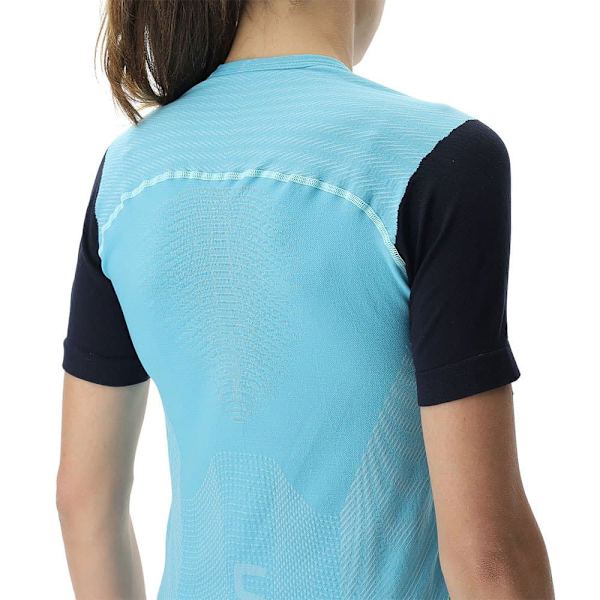 Uyn Kortärmad T-shirt Running Pb42 Blå XL Kvinna