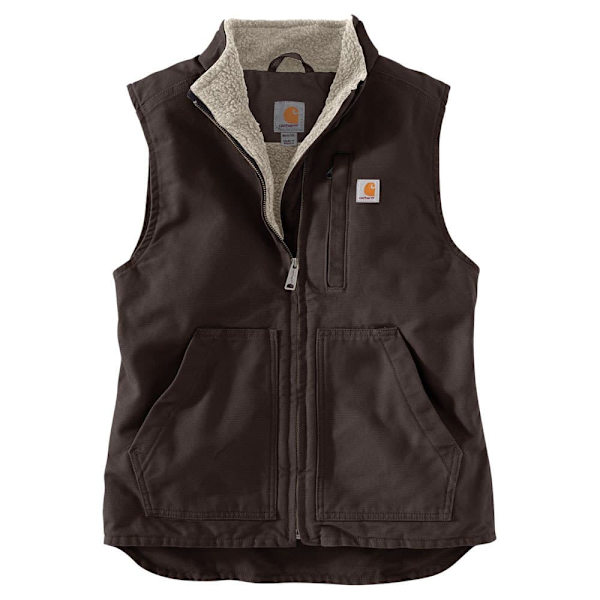 Carhartt Vest Sherpa Lined Mock Neck Brun XL