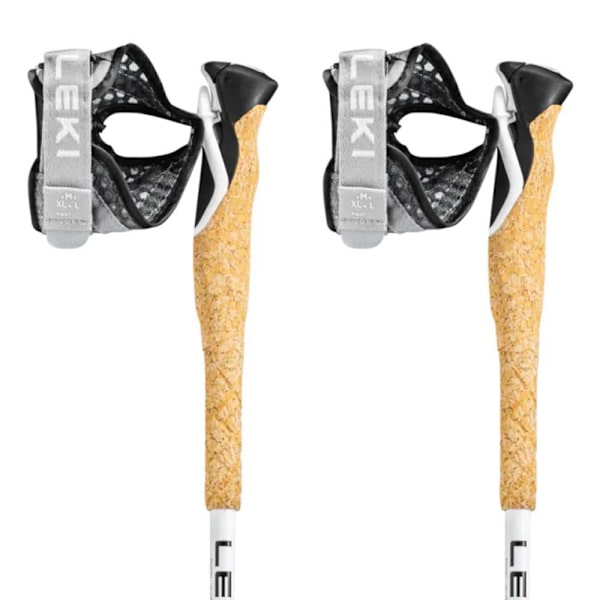 Leki Polacker Cross Trail Fx Superlite Compact Vit 100-120 cm