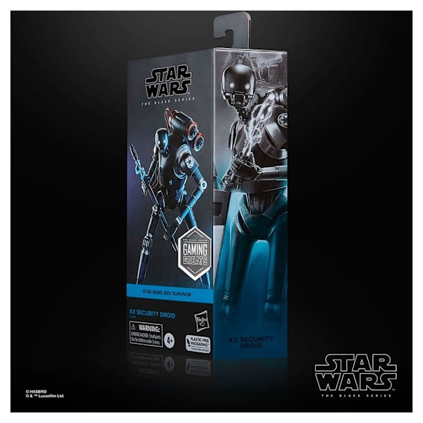 Hasbro Säkerhetsdroid Kx Star Wars-figur The Black Series Svart