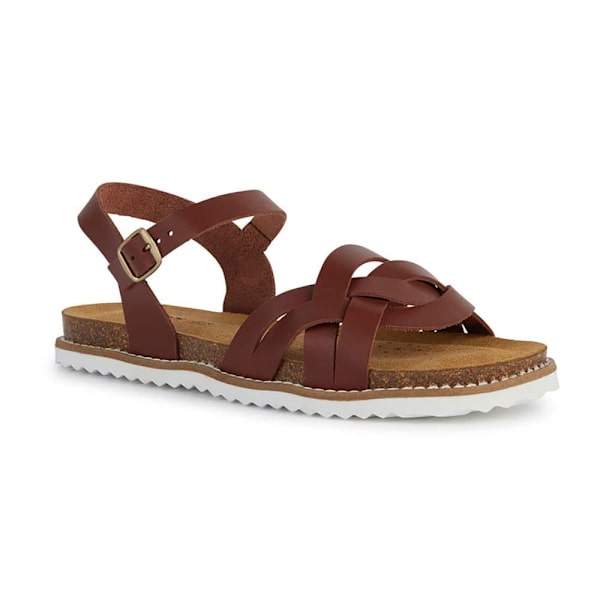 Geox D45u5a00043 Leuca Sandaalit Ruskea EU 39 Nainen