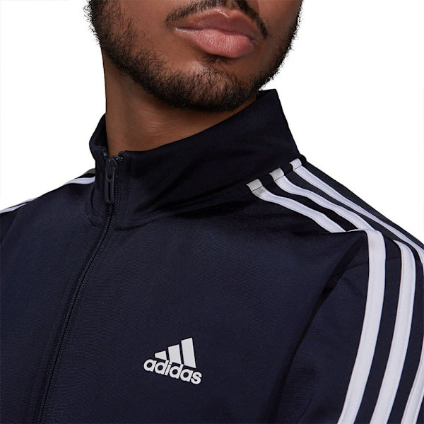 Adidas Stripes Tt Jakke 3 Sort M / Regular Mand