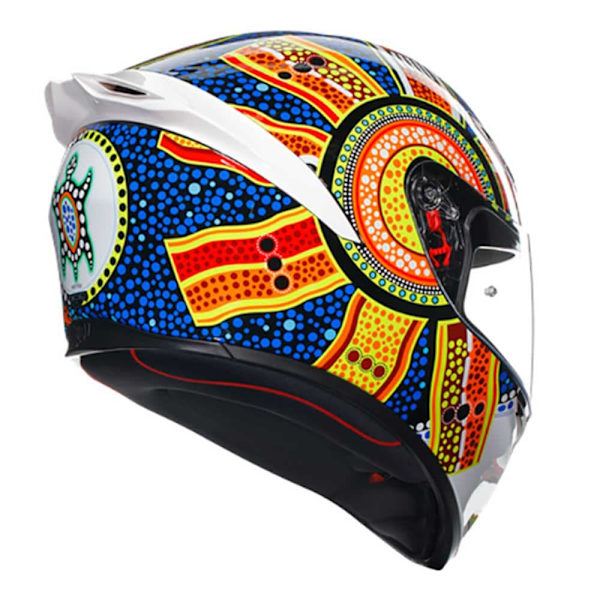 Agv Fullt Ansikte Hjälm K1 S E2206 Flerfärgad S