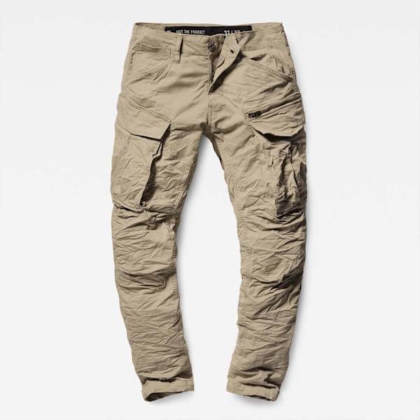 G-star Byxor Rovic Zip 3d Tapered Beige 32 / 30 Man