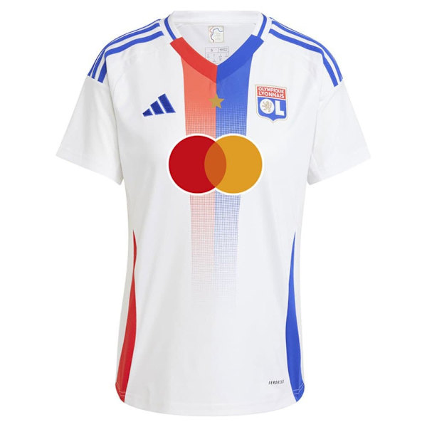 Adidas Olympique Lyon 24/25 Lyhythihainen Kotipaita Valkoinen XL