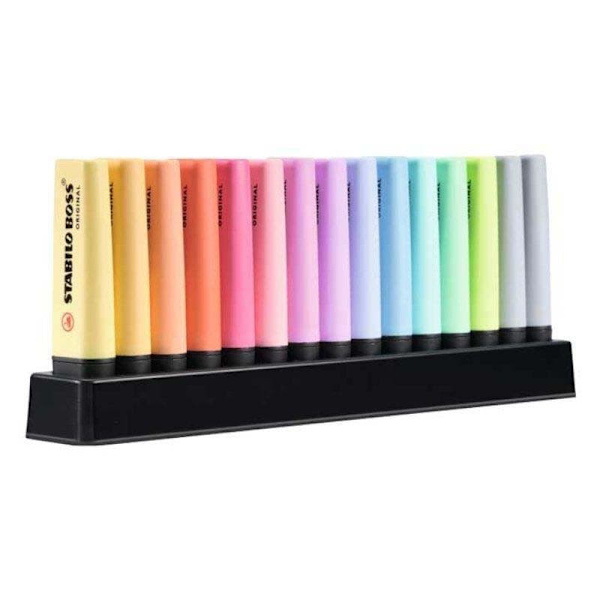 Stabilo Fluorescerande Markör Boss Original Set 15 Enheter Flerfärgad