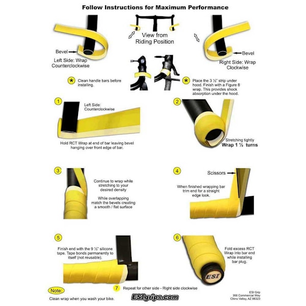 Esigrips Rct Wrap Ohjausteippi Vihreä