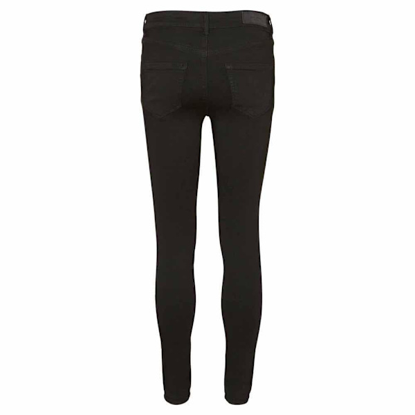 Vero Moda Lux Normal Talje Bukser Super Slim Sort XS / 30 Kvinde