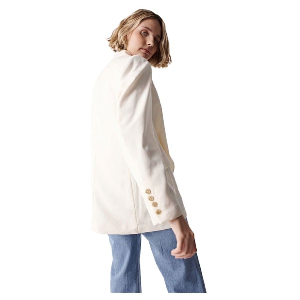 Salsa Jeans Blazer Single-breasted Beige M Kvinde