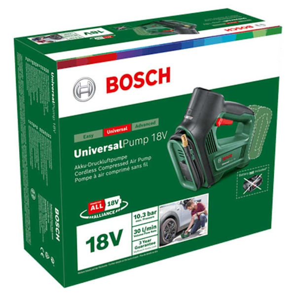 Bosch Professional Kompressor Universal Pump Silver 150 Psi