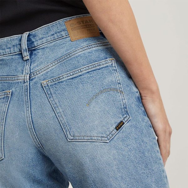 G-star Viktoria High Straight Fit Jeans Blå 27 / 28 Kvinna
