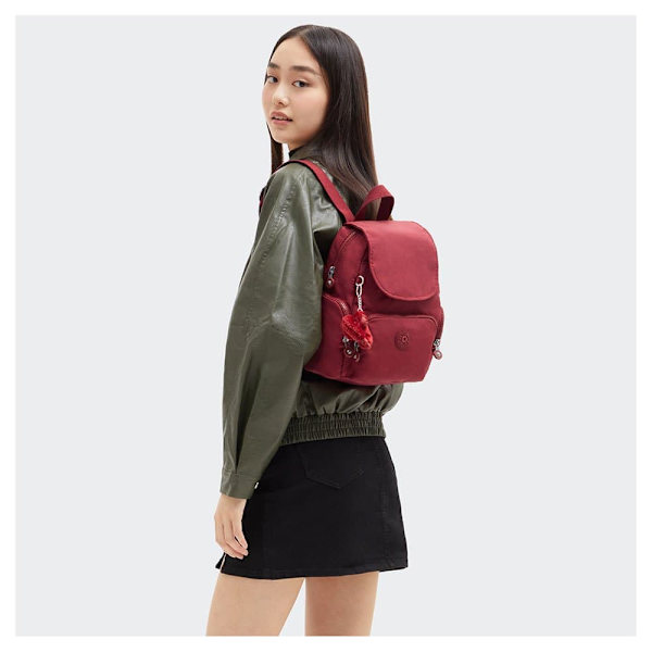Kipling City Zip Mini 9l Ryggsäck Röd