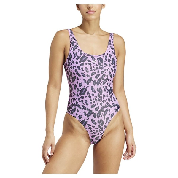 Adidas Essentials Animal Print U Back Baddräkt  38 Kvinna