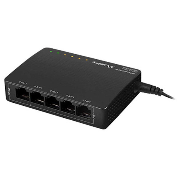 Lanberg Kontakt Dsp3-1005-60w Sort Sort