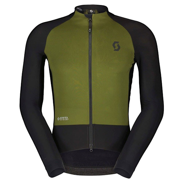 Scott Rc Pro Warm Hybrid Goretex Windstopper Jakke Grøn S Mand