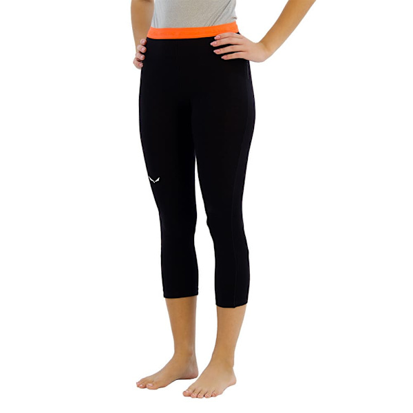 Salewa Cristallo Warm Amr 3/4 Leggings Sort L Kvinde