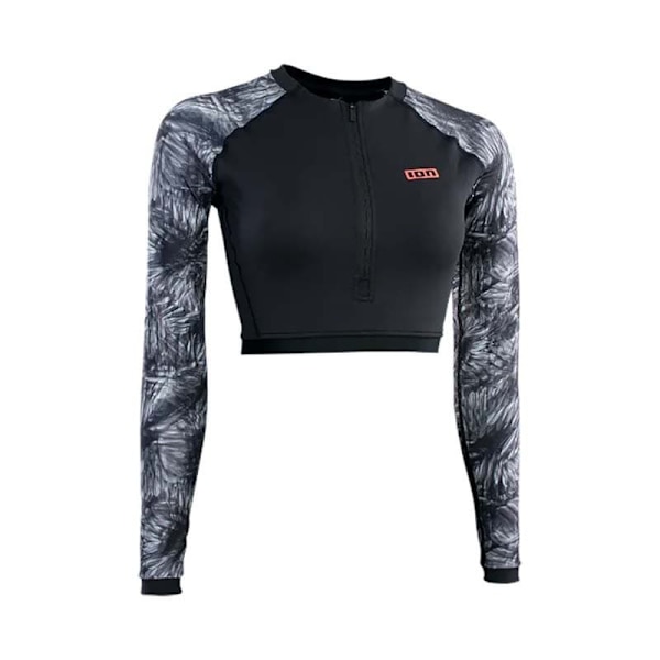 Ion Kvinde Langærmet Rashguard Rashguard Shorty Sort L