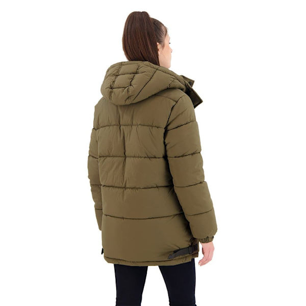 Superdry Jacka Expedition Cocoon Brun L Kvinna