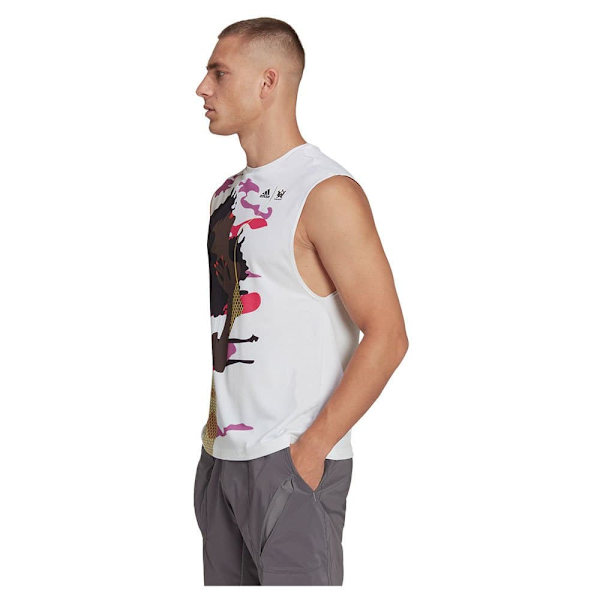 Adidas Ærmeløs T-shirt New York Rosa XS / Regular Mand