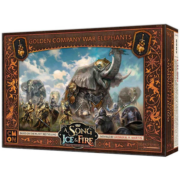 Asmodee Brädspel Canción De Hielo Y Fuego Elefantes De Guerra De La Compañia Dorada Guld