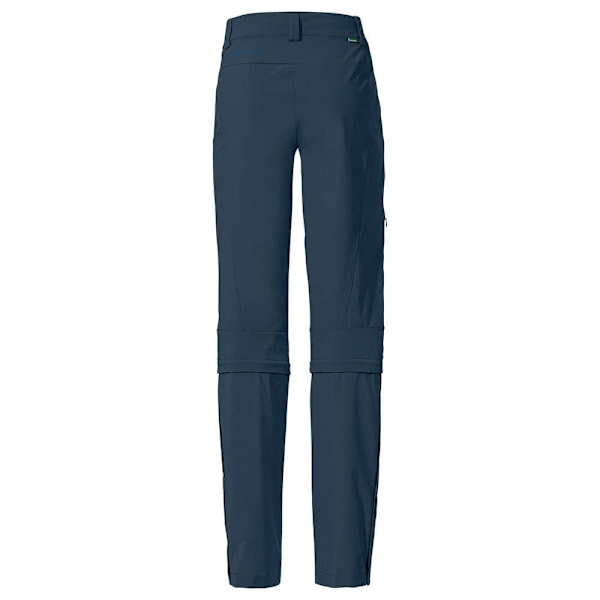 Vaude Byxor Farley Stretch Capri T-zip Iii Blå 38 / Regular Kvinna