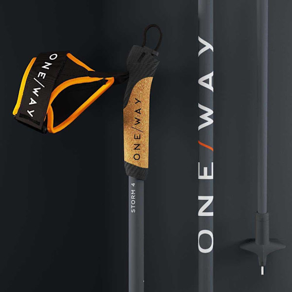 One Way Pylväät Storm 4 Ruskea 150 cm