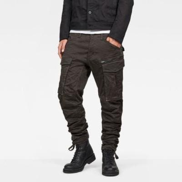 G-star Bukser Rovic Zip 3d Straight Tapered Sort 28 / 30 Mand