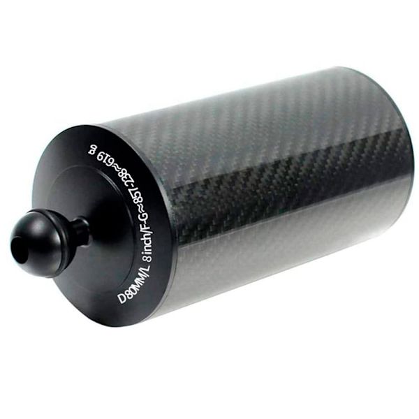 Leoben Flydende Kuglearm Af Aluminium +600g Of 200x80 Mm Sort
