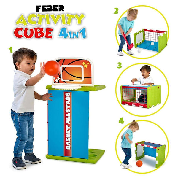 Feber Activity Cube 4 In 1 Guld