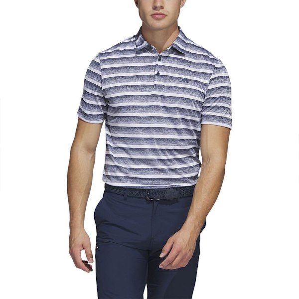 Adidas Lyhythihainen Poolo 2 Color Stripe Lc Sininen S