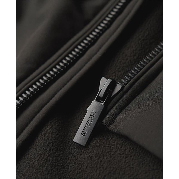 Superdry Takki Soft Shell Trekker Musta 2XS Nainen