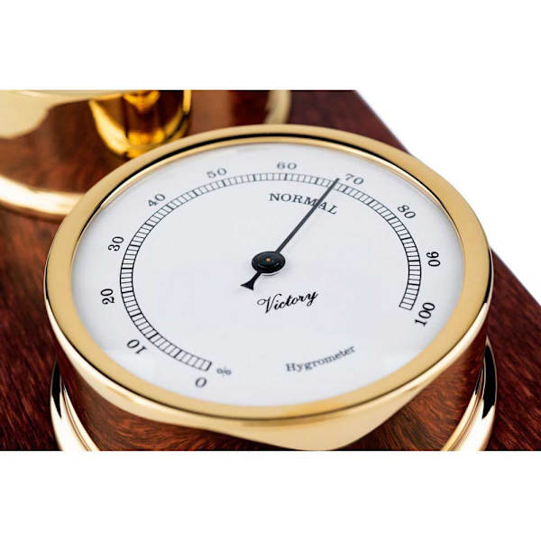 Autonautic Instrumental Vejrstationspanel I Guld Messing Atlantic Series  95 mm