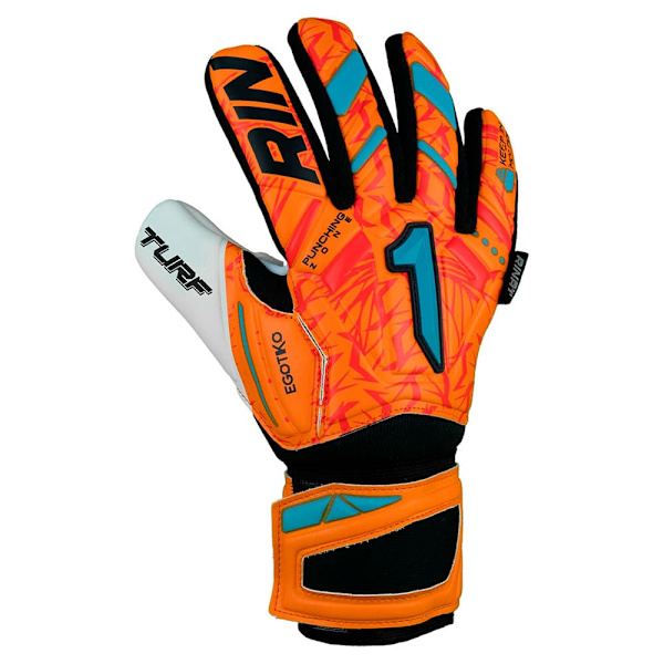 Rinat Egotiko Vengador Turf Basic Junior Målmandshandsker Orange 4