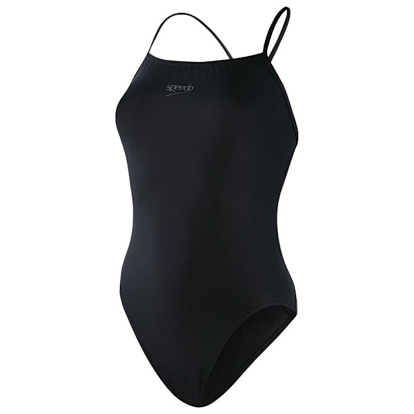 Speedo Badedragt Eco Endurance+ Thinstrap Sort UK 32 Kvinde