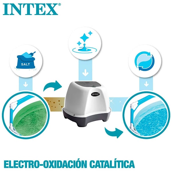 Intex Salt Klorinator För Pooler Upp Till 17 M³ Vit